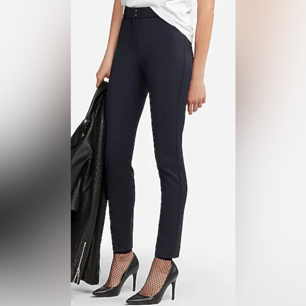 Express Blue Skinny Dress Pant